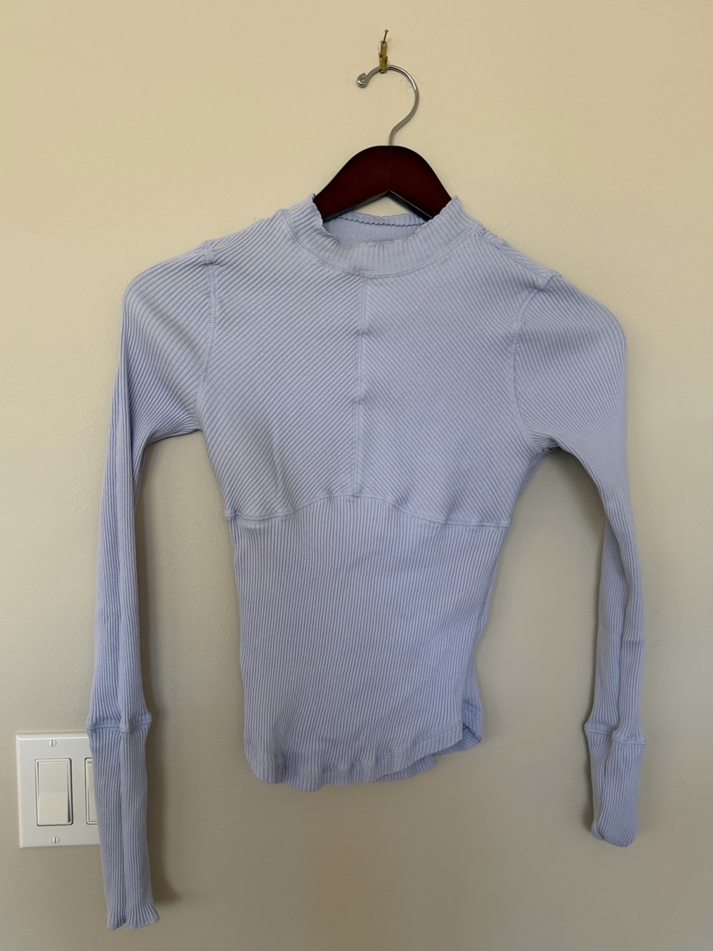 FP Movement Laura Long Sleeve Shirt in Halogin Blue